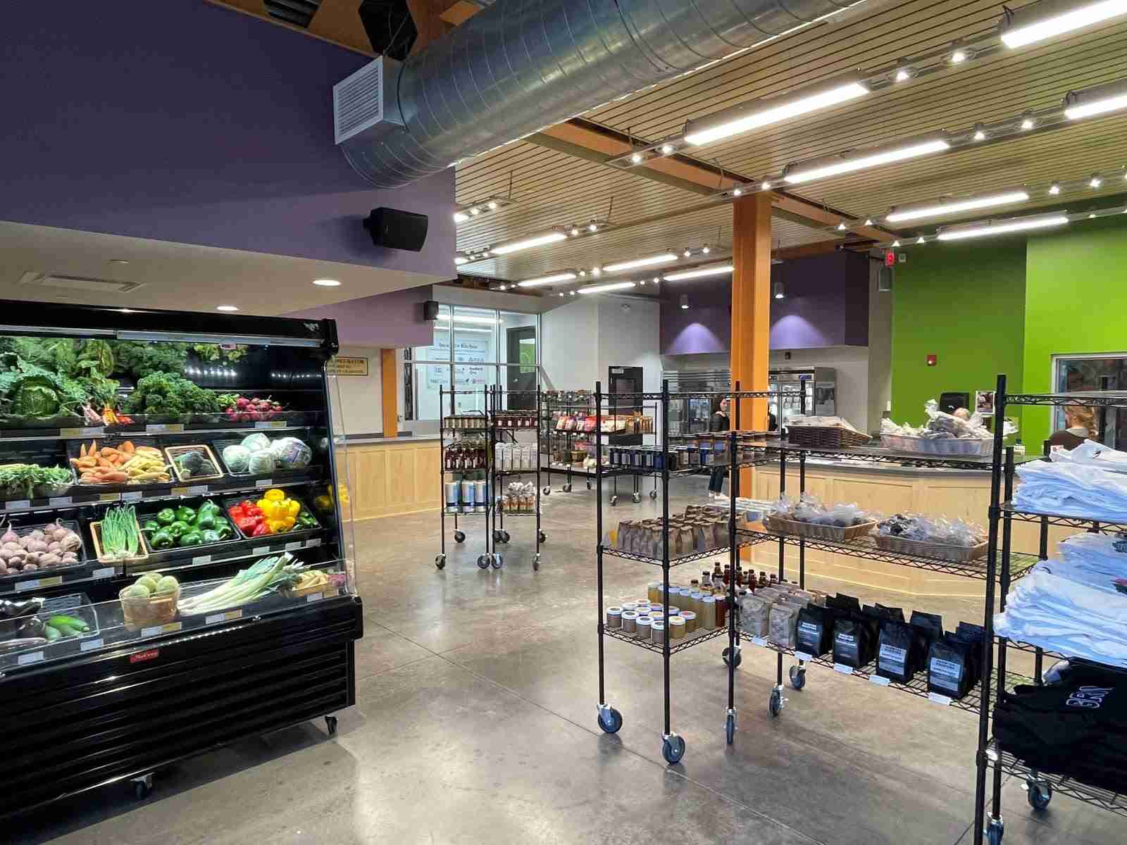 Good Food Market with fresh produce displays