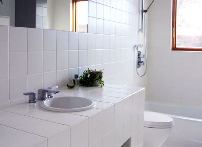 Renovated modern bathroom