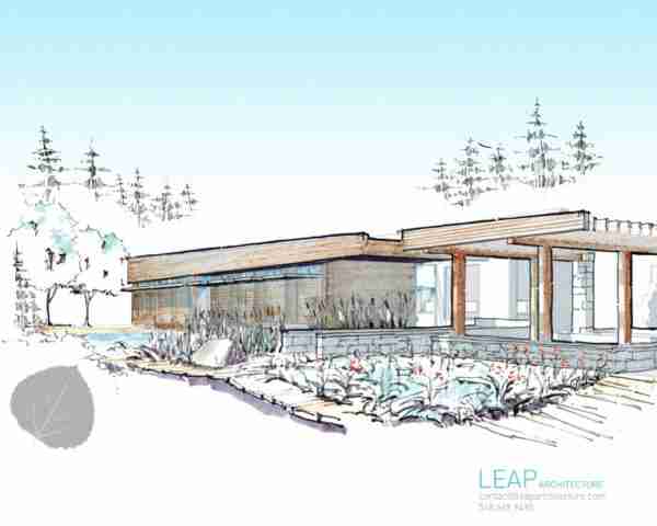 Nature center design concept by LEAP Architecture