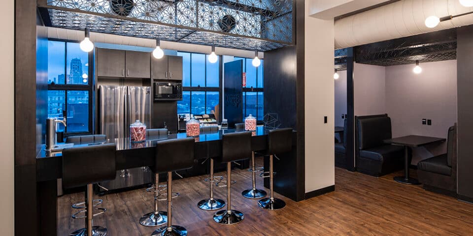 Office bar and social area