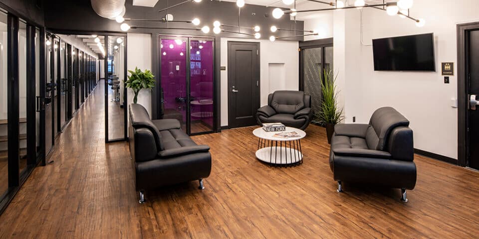 Collaborative workspace main lounge